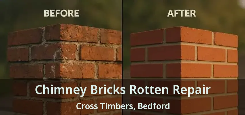 Chimney Bricks Rotten Repair Cross Timbers, Bedford - TX