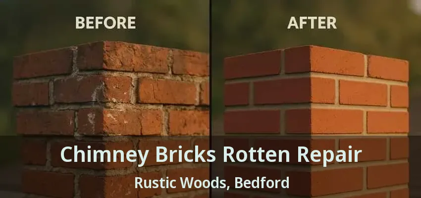 Chimney Bricks Rotten Repair Rustic Woods, Bedford - TX