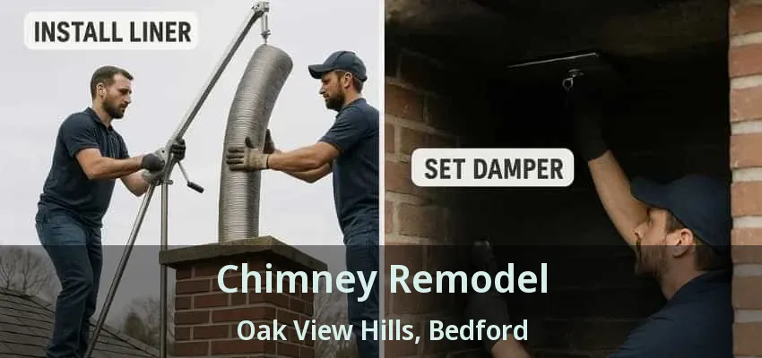 Chimney Remodel Oak View Hills, Bedford - TX