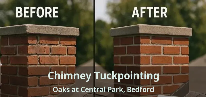 Chimney Tuckpointing Oaks at Central Park, Bedford - TX