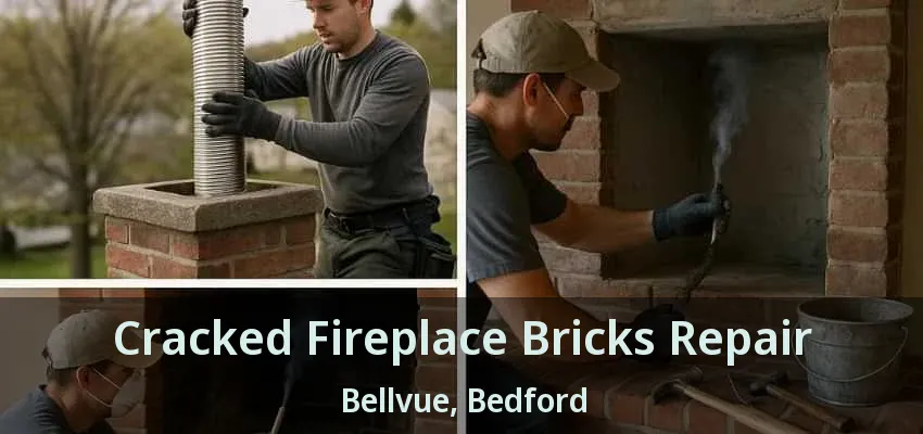 Cracked Fireplace Bricks Repair Bellvue, Bedford - TX