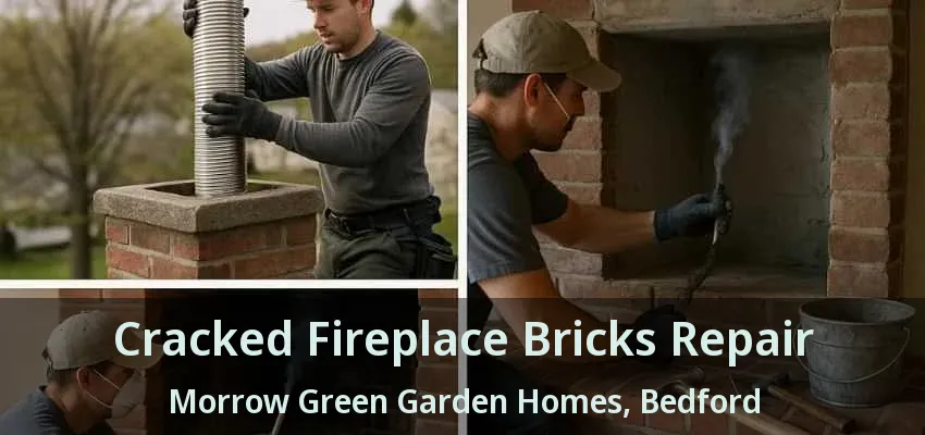 Cracked Fireplace Bricks Repair Morrow Green Garden Homes, Bedford - TX