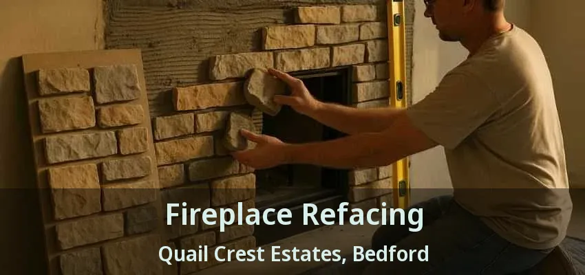 Fireplace Refacing Quail Crest Estates, Bedford - TX
