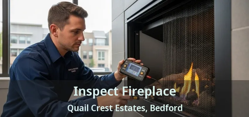 Inspect Fireplace Quail Crest Estates, Bedford - TX
