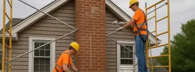 Chimney Bricks Rotten Repair Cross Timbers, Bedford