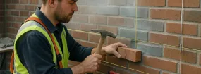 Cracked Chimney Bricks Repair Timber View Estates, Bedford