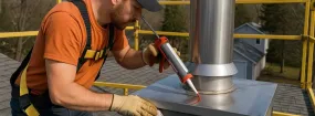 Prefab Chimney Installation Wright Sub, Bedford
